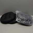 Klear Vu Omega Gripper Non-Slip Tufted Round Barstool Cushion for Dining Rooms, Cafes, Bars and Restaurants, 14, 4 Count (Pack of 1), Midnight