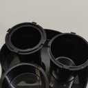 [2 Pack] Car Seat Cup Holder Snack Tray Black, Toddler Travel & Road Trip Essentials Accessory for Mess-Free Snacking in The Car,Travel Tray for Kids Car Seat