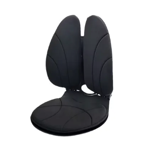 FoKon Lumbar Support for Office Chair Back Support for Car, Computer，Gaming Chair, and Home - Working Chair, Ergonomic Back Cushion for Lower Pain Relief, Improve Posture, Adjustable Height. (Gray).