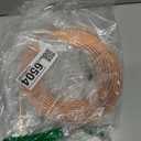 MuHize 3/16 Inch Brake Line Repair Kit (20 Feet, Copper-Coated) - Brake Tubing for Ford/Dodge Trucks - 4 Unions + 16 Braking Fittings Set