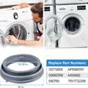 Upgraded 00772658 Washer Door Boot Seal Compatible with Bosch Washer Door Gasket Replacement Parts 00680768, PS11732288, WAT28400UC, WAS24460UC, WAP24201UC, WAS20160UC, WAP24200UC Door Gasket Seal