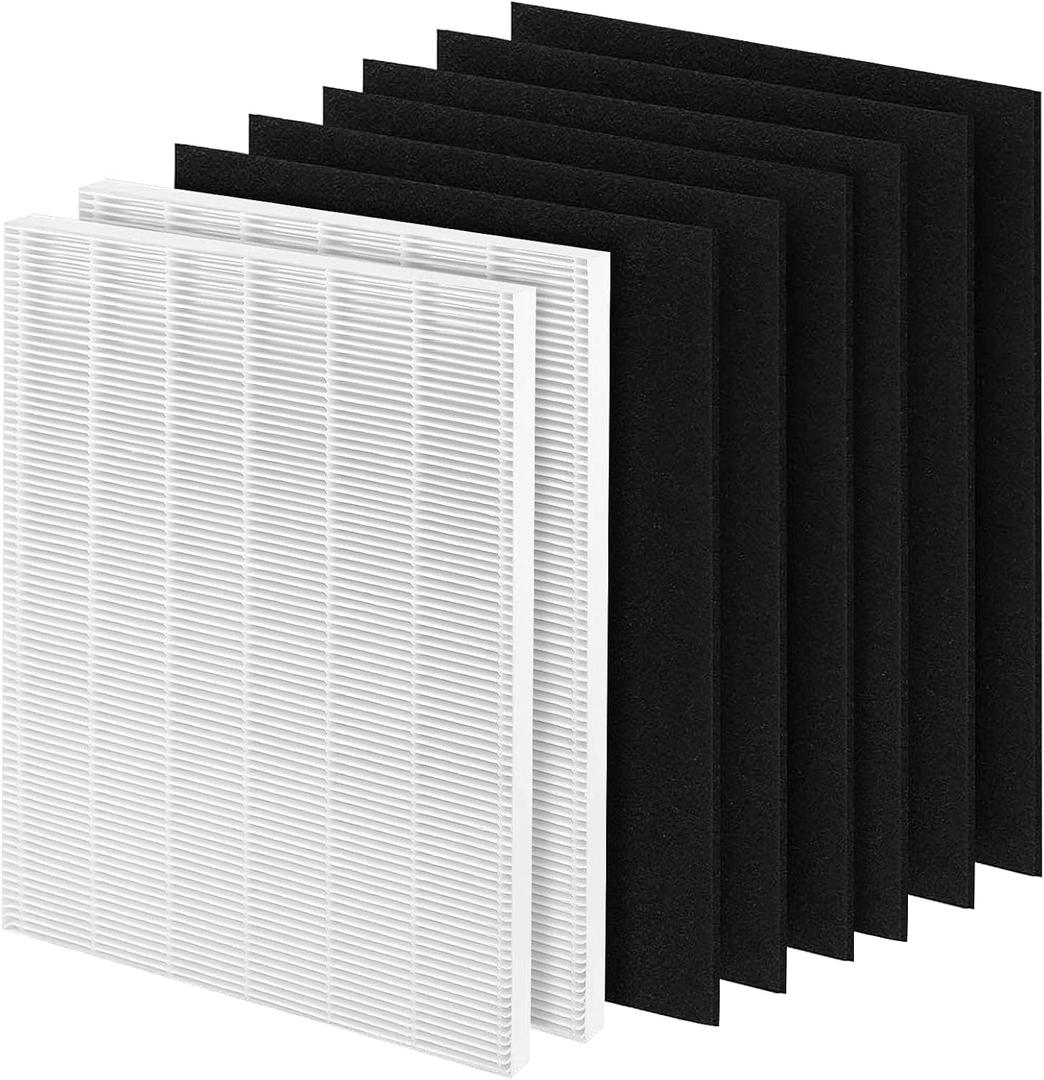 D360 Replacement Filter Compatible with Winix D360 Air Filters, 2 Filters & 6 Activated Carbon Filters, Part Number 1712-0101-02