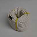 Natural Cotton Craft Rope 1/2 Inch x 100 Feet, 4-Strand Twisted Cotton Ropes, Natural Thick White Soft Rope Cord for Sports, Dcor, Pet Toys, DIY Crafts, Macram & Indoor Outdoor Use