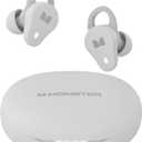 Monster N-Lite 210 Wireless Earbuds, Bluetooth 5.4 in-Ear Stereo Headphones, Built-in Mic for Crystal Clear Call, 32H Playtime, Type-C Charging, Waterproof in-Ear Ear Buds Earphones for Sports, White