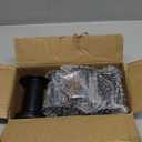 4 Pcs Metal Adjustable Furniture Legs 3.15-4.72 inch, Adjustable Cabinet Legs for Sofa/Bed/Chair/Couch/Dresser/Table,Heavy Duty Bed Replacement Support Legs for Bed Frame/Bed Center Slat (Black)