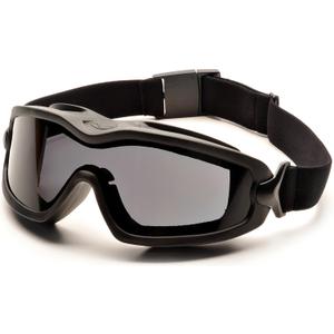 Pyramex Safety Products GB6420SDT V2G Plus Safety Glasses, Gray Anti-Fog Dual Lens