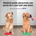 YOYUPETA Dog Brush Kit - Self-Cleaning Slicker Brush with Bath Brush & Undercoat Rake | Deshedding Tools for Large - Small Dogs & Cats, Professional 3-in-1 Pet Grooming Set for Heavy Shedding, Purple