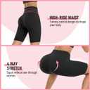 GROTEEN 7 Pack High Waisted 5''/8'' Biker Shorts for Women - Buttery Soft Black Workout Yoga Running Spandex Yoga Shorts (XX-Large, 03-7 Pack Black/Gray/Navy/Rose Pink/Purple/Yellow/Dark Green)