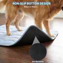 NAMOTEK Washable Dog Cooling Mat Ice Silk Cool Mat for Pet Self Comfortable Blanket Dog Pad