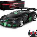 Remote Control Car 1/18 High Speed RC Cars Toys for Boys Girls Vehicle Racing Hobby with Headlight Xmas Birthday Gifts for Kids (Green Black)