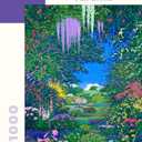 Pomegranate 1000-Piece Jigsaw Puzzle for Adults, Hiroo Isono's Full Bloom, Matte Finish, Snug Fit
