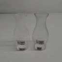 Lamplight 417b Flaretop Chimney Oil Lamp, Clear 2 Pack