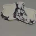 Marble Tray, Marble Vanity Tray, Bathroom, Decor for Trinket Perfume Jewelry Candle, 11 Inch Cloud, Calcatta Viola