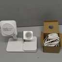 ESR 25W 3-in-1 Charger Stand for Magsafe, Made for Apple-Certified Magnetic Wireless Charger, 15W Charging Station for iPhone 17/16/15/14/13 Apple Watch/AirPods Pro, Phone-Cooling Charger, White