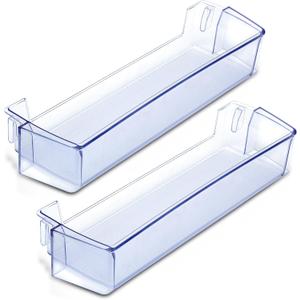 DA63-08645A Refrigerator Door Shelf, DA63-08645A Door Shelf Replacement Compatible with samsung Refrigerator Model: RT18M6213SR RT18M6215SR etc, Part Number: PD00044855 4864777 AP6241328, 2 Pack