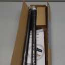 YNL Matte Black Shower Curtain Rod 36-84 Inch(3-7ft), No Slip No Drill Stainless Steel Spring Tension Curtain Rod, No Rust Shower Rod Adjustable For Bathroom Window Bedroom