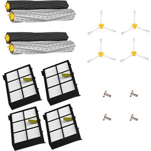 Replacement Parts Kit for Iobot Roomba 800 and 900 Series 805 860 870 871 880 890 960 961 980 981 985 Vacuum Cleaner Accessories Including Debris Extractor Set,Side Brush and Hepa Filters