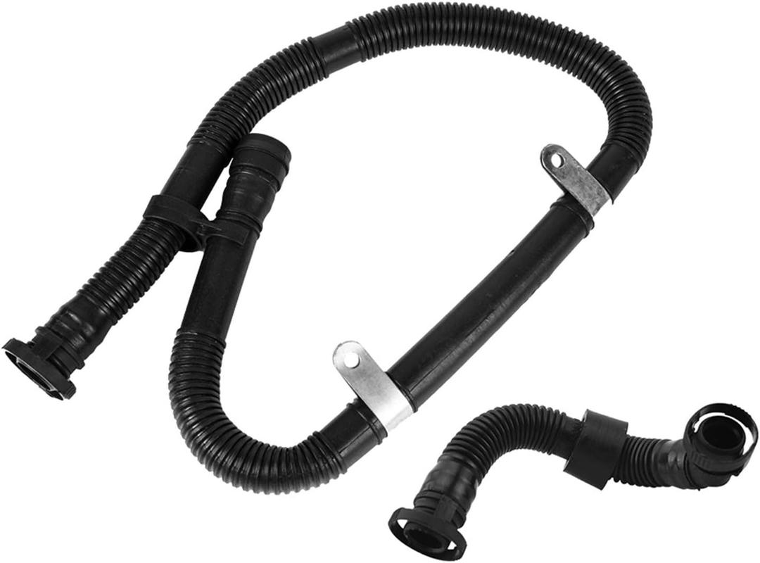 runmade Secondary Air Injection Pump Hose Pipe SAI Set Kit 2Pcs Compatible with VW Jetta Bora Golf MK4 1.8T Compatible with AUDI A3 TT S3 1.8T