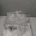 STARLATTA 3 Tier Rolling Cart with Lockable Wheels, Clear Acrylic Utility Trolley with Handle, Heavy-Duty Storage Organizer for Kitchen Bathroom Nursery Laundry - Snack Book Craft Organizer (Clear)