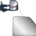 Replacement Passenger Right Side Door Towing Mirror Main Big Glass Heated with Back Plate for Ford F-150 F 250 F-350 F-450 F-550 from 2015 to 2024