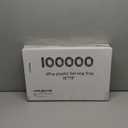 I00000 6 Pack Gold Glitter Plastic Serving Tray, 15" x 10" Crooked Food Trays, Clear Disposable Serving Platter for Parties, Weddings