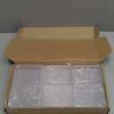 12 Pack Rectangular Clear Plastic Storage Containers Box with Hinged Lid for Beads and Other Small Craft Items (4.5 x 3.3 x 1.1 inch)