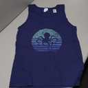 Retro Octopus Silhouette Tank Top S 