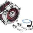 Air Filter Cleaner for Harley Davidson Air Intakes Sportster XL 883 1200 Models Red