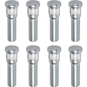 8 Pack Trailer Wheel Studs,Compatible with Lippert Axles 3500 lb, for Dexter Axles 4400 lb with 1/2"-20 UNF, 0.617" Spline, 0.77" Head