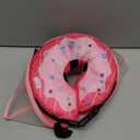 Soft Dog Cone Collar, Inflatable Cones Alternative After Surgery with Anti-Lick Shield, for Large/Medium/Small Dogs to Stop Licking, Elizabethan Neck Ecollars of Shame, Comfy Pillow Recovery, S (Donut Pink)