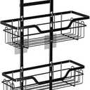 SunshineFace Over The Door Shower Caddy Rustproof, 3 Tier Hanging Shower Organizer with Hooks No Drilling Removable Shower Shelves Over Door Shower Caddy for Bathroom