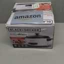 BLACK+DECKER Rice Cooker 6-Cup (Cooked) with Steaming Basket, Removable Non-Stick Bowl, White