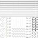 Barrina T5 Grow Lights, 5000K White Full Spectrum LED Grow Light, 2ft 80W (8 x 10W) Plant Grow Lights for Indoor Plants, Plug and Play, 8-Pack