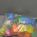 Prextex 3.5 Unfilled Easter Eggs Empty, 36 pcs - Empty Plastic Eggs Fillable with Candy, Presents for Toy Basket - Easter Decorations, Toy Egg Basket - Boys and Girls