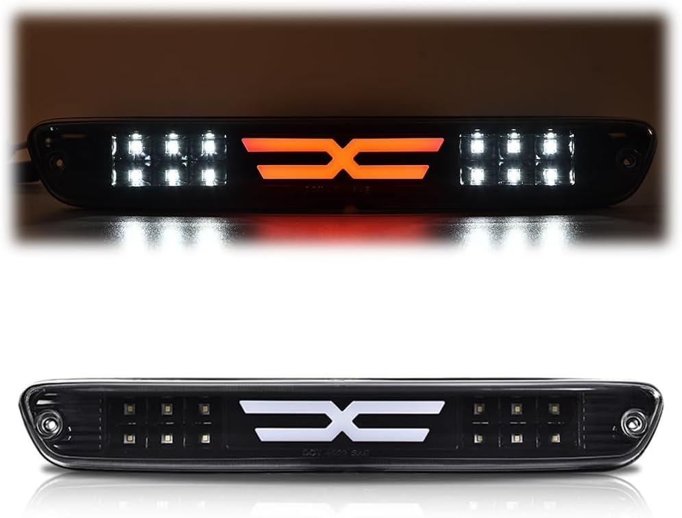 G-PLUS LED 3rd Third Center High Mount X Stop Light Lamp Compatible with Chevy Colorado 2004-2012/Fit GMC Canyon 2006-2008 Isuzu I-Series Tail Brake Light 15286505