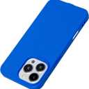 for iPhone 16 Pro Max, Shockproof Phone Case Compatible with Apple, Matte Solid Color Slim Fit Cover, DustProof Plastic Non Silicone 6.9" Screen 2024 Bright Royal - Blue