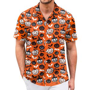 Hawaiian Shirt for Men Short Sleeve Button Down Shirt Men Casual Summer Tropical Beach Aloha Shirts Hawaii Party (XL)