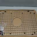 Serene Valley Sink Bottom Grid 20" X 13", Centered Drain with Corner Radius 2", SVM2013C, Medium