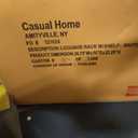 Casual Home Shelf-White Luggage Rack, 26.75" Wide