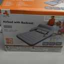 Queen Size Air Mattress Inflatable Bed with Headboard and Pillows, Blow Up Sofabed