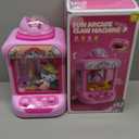 Claw Machine for Kids, Mini Vending Machine Girls Unicorn Toys, Candy Grabber Prize Dispenser with Sound & 20 Mini Plush Toys, Electronic Arcade Game Indoor Toy for Home Party Birthday Gifts