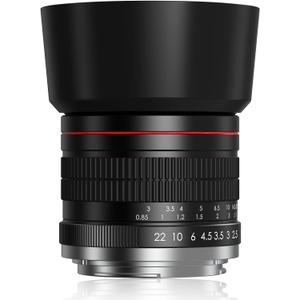 85mm f1.8 Portrait Lens - EF Lens for Canon, Manual Focus (MF) for Canon EOS Rebel T8i T7i T7 T6 T6s T6i SL3 SL2 90D 80D 77D 4000D EOS-1D X Mark III/II, 5D Mark IV, 6D Mark II etc (EF Mount) 85mm f1.8 Portrait Lens - EF Lens for Canon, Manual Focus (MF) for Canon EOS Rebel T8i T7i T7 T6 T6s T6i SL3 SL2 90D 80D 77D 4000D EOS-1D X Mark III/II, 5D Mark IV, 6D Mark II etc (EF Mount)