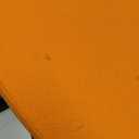 Sweetcrispy Small Office Chair, Ergonomic Low-Back Mesh Rolling Work Swivel Chairs with Wheels, Armless Comfortable Seat Lumbar Support for Home, Bedroom, Study, Student, Adults,Classic Orange