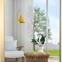 24x32 Inch Bathroom Mirror for Wall, Gold Framed Rectangle with Rounded Corner, Aluminum Alloy Brushed for Bedroom or Living Room, Vertical or Horizontal