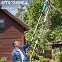 SEESII 2-in-1 Cordless Pole Saw 8-Inch & 16-inch Hedge Trimmer Combo