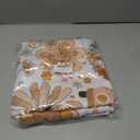 Horaldaily Groovy Retro Boho Tablecloth 60x120 Inch Rectangular, Pink 60s 70s Themed Washable Seasonal Table Cover for Party Picnic Dinner Decor