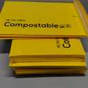 10.5x16 100% Biodegradable Bubble Mailers,25 Count #5 Compostable Padded Packaging Wrap Envelopes Pouches Eco Friendly Self Seal Bags