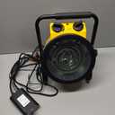 LHUKSGF Greenhouse Heater with Digital Thermostat, Grow Tent Heaters, Overheat Protection, Fast Heating for Green House, Flower Room, Yellow