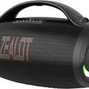 ZEALOT 160W Bluetooth Speaker, Portable Wireless Loud Speaker with 36000mAh Battery, IPX6 Waterproof Outdoor Speaker, Deep Bass Stereo Sound, EQ/USB/TF/AUX for Home/Party/Beach/Travel