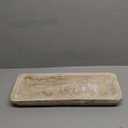 Rustic Wooden Decorative Tray, Rectangular Serving Platter, Natural Wood Grain Finish